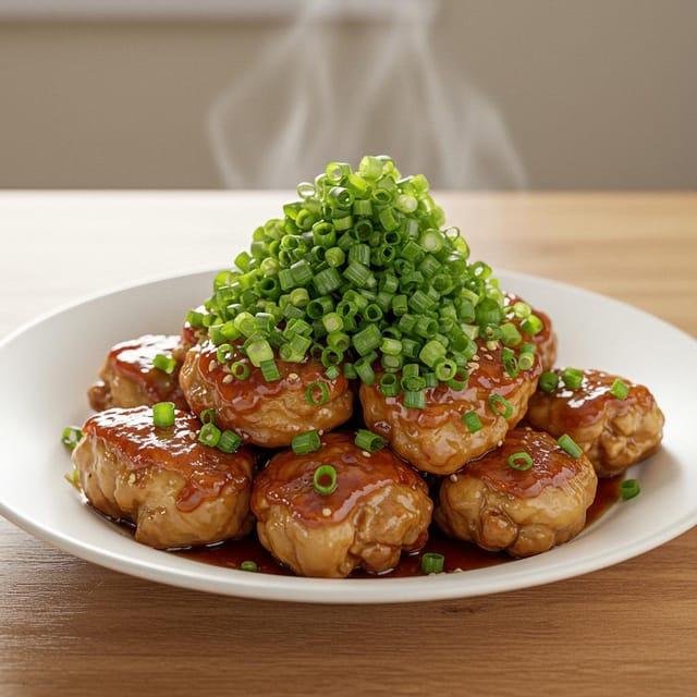フライパン一つ！鶏のてりてりねぎまみれ