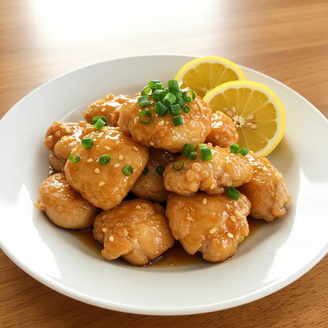 秒速ガッツリ！鶏むねレモン醤油炒め